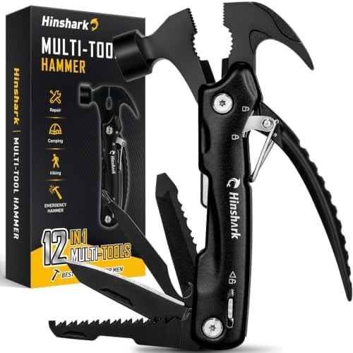Stocking Stuffers for Adults Men, Gifts for Men 12 in 1 Hammer Multitool
