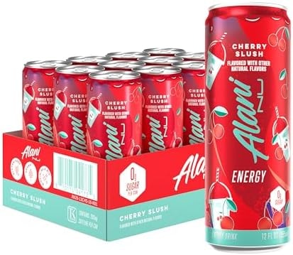 Alani Nu Cherry Slush Sugar Free Energy Drink (Pack of 12)