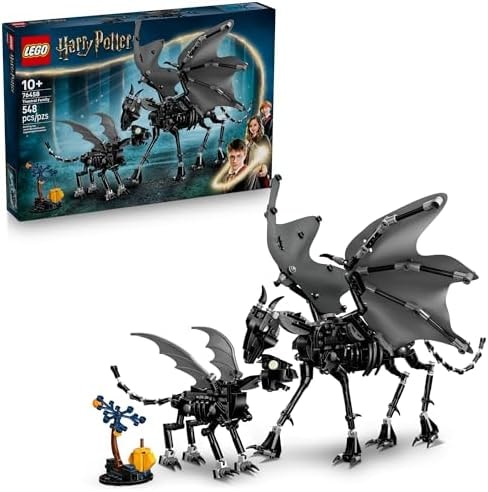 LEGO Harry Potter Thestral Family Building Toy - Pretend Play for Kids, Boys and Girls, Ages 10+ - Collectible Harry Potter Poseable Action Figures - Gift Idea for Birthdays - 76458