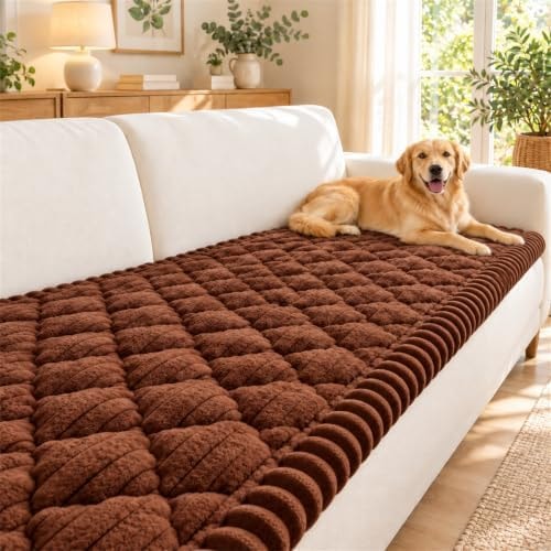 NILUOH Couch Cover for Dogs Washable, Non-Slip Sofa Protector 27.6"x59"