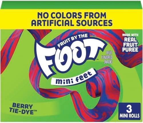 Fruit By the Foot, Berry Tie Dye, Mini Snacks, 3 ct