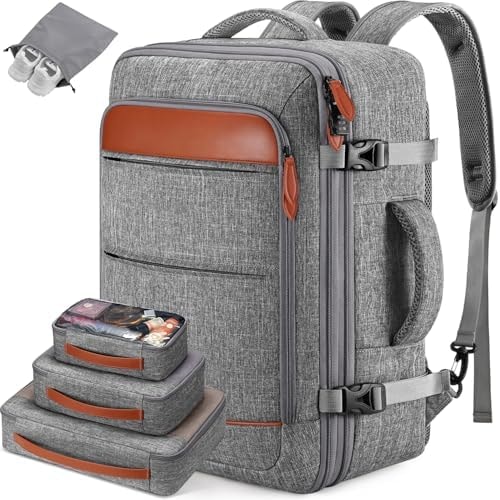 Travel Backpack Carry On Backpack 42L Flight Approved, Expandable Backpack