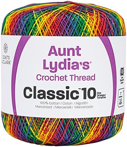 Red Heart Aunt Lydia Classic Crochet Thread, 1 Pack, Mexicana, 900 Foot