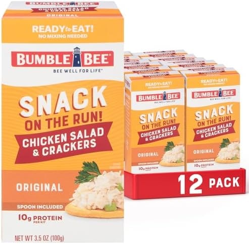 Bumble Bee Snack On The Run! Original Chicken Salad Kit (Pack of 12)