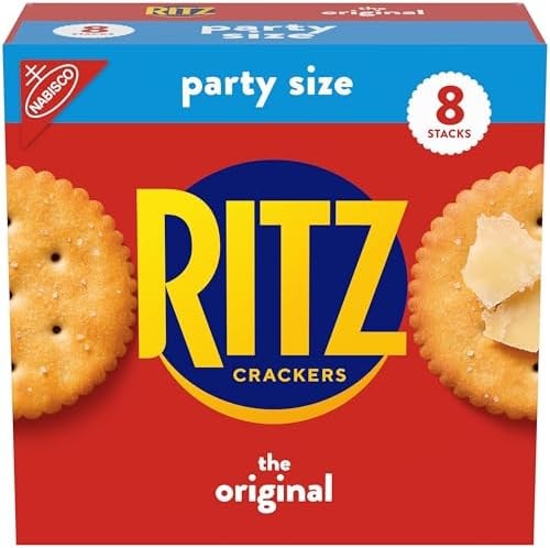 RITZ Original Crackers, Snacks for Kids and Adults, Party Size, 27.4 oz