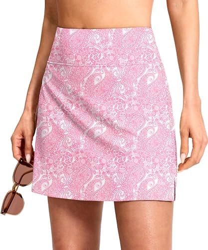 Viodia 16" Skort Skirts for Woman with Pockets