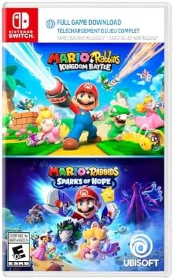 Mario + Rabbids Kingdom Battle and Sparks of Hope - Amazon Exclusive, Nintendo Switch (Code in a Box)