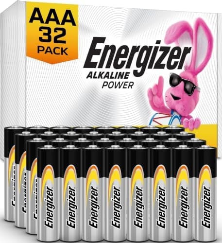 Energizer Alkaline Power AAA Batteries (32 Pack), Long-Lasting