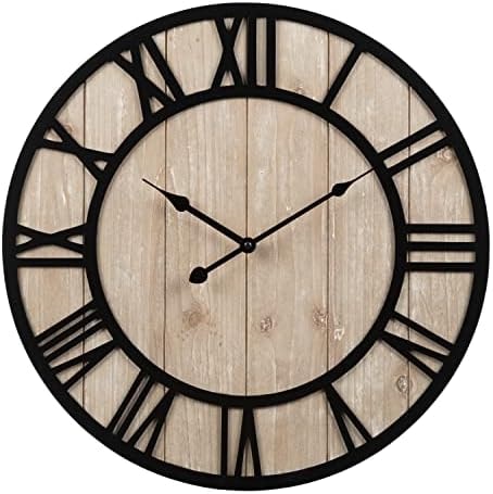 La Crosse Technology 19.7-Inch Harper Wood Quartz Analog Wall Clock - 404-3450A