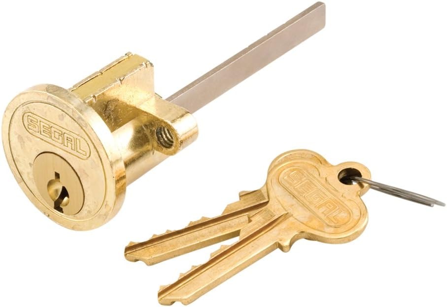 Segal SE 66007 Diecast Key Lock Cylinder, Brass (Single Pack)