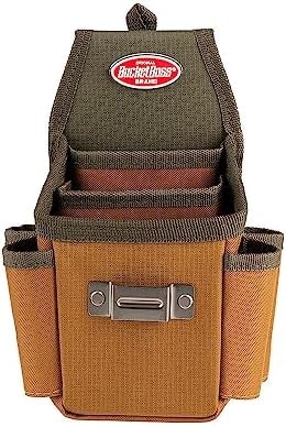 Bucket Boss - Utility Plus Pouch with FlapFit, Pouches - Original Series (54175) , Brown