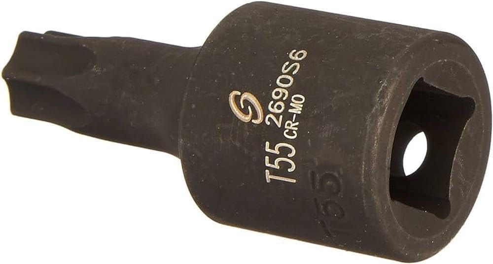 SUNEX TOOLS 2690s6 1/2-Inch Drive T55 Internal Star Impact Socket
