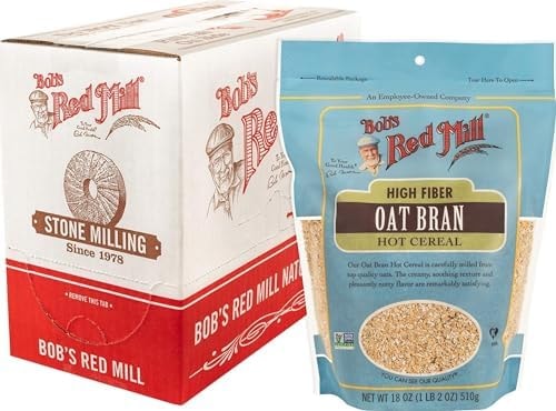 Bob's Red Mill Oat Bran, 18oz (4 Pack)