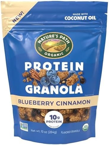 Nature's Path Organic Blueberry Cinnamon Protein Granola, 10 oz (Pack of 6)