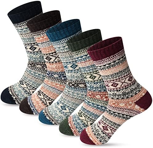 FYC Socks for Women Thick Warm Wool Winter Socks, Women Christmas Gift