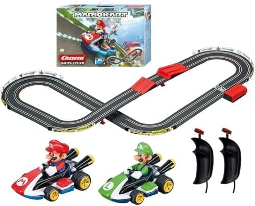 Carrera GO Mario Kart Slot Car Race Track Set - Battery Powered (Ages 5+)