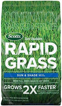 Scotts Turf Builder Rapid Grass Sun & Shade Mix, 5.6 lbs.