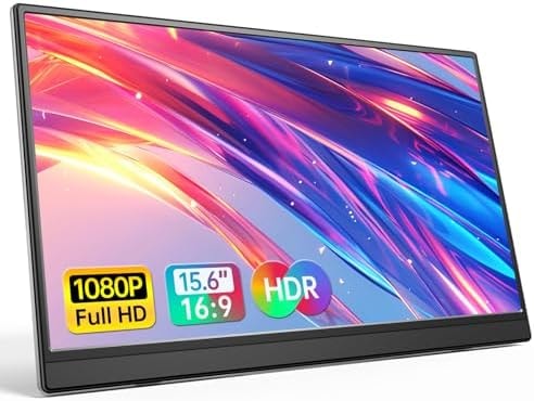 Anyuse 15.6" FHD IPS USB-C HDMI Portable Monitor