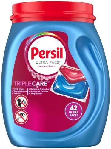 Persil Ultra Pacs Intense Fresh Everyday Clean Laundry Detergent, 42 count