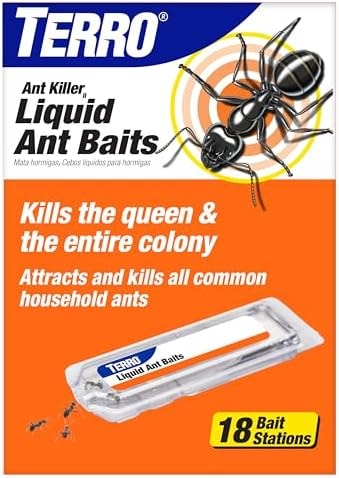 TERRO Liquid Ant Killer Bait Stations, 18-Count, Indoor Ant Traps, T300-3SR