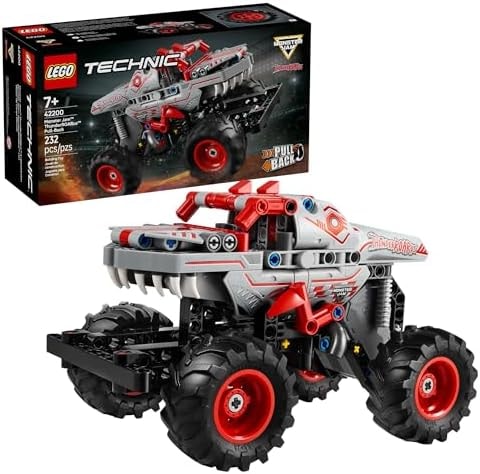 LEGO Technic Monster Jam ThunderROARus Pull-Back Monster Truck Toy - Building Toy for Kids, Boys and Girls, Ages 7+ - Creative Gift Idea for Lovers of Trucks - 42200