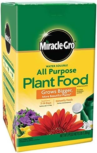 Miracle-Gro Water Soluble All Purpose Plant Food, 3 lb.