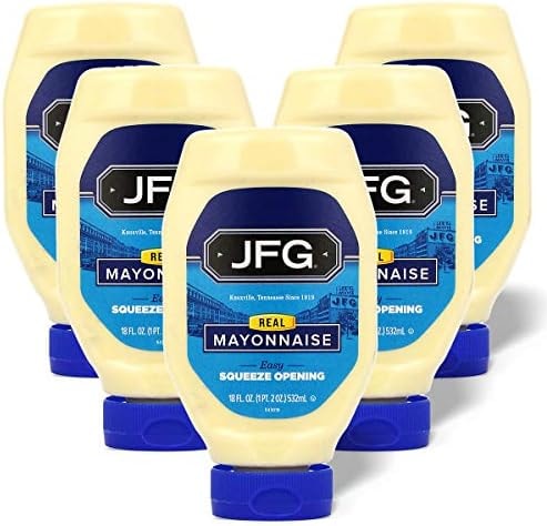 JFG Real Mayonnaise 18 Ounce (Pack of 12)