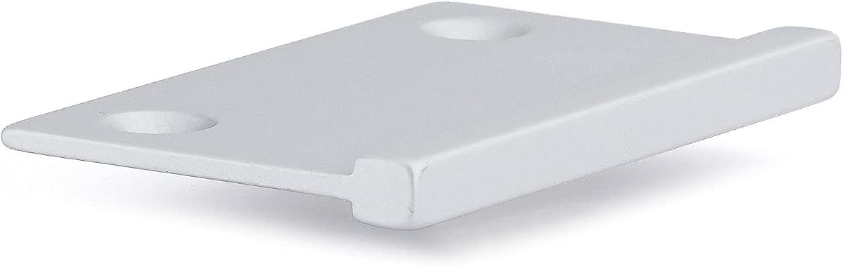 Richelieu Hardware BP46037010 2-inch (50 mm) Center-to-Center Aluminum Modern Cabinet and Drawer Edge Pull Handle for Kitchen, Bathroom, and Furniture