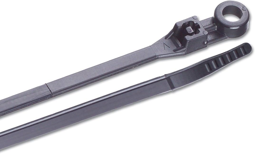 Ancor Marine Grade 199252 Cable Tie, Mounting, 6", Black, 25pc