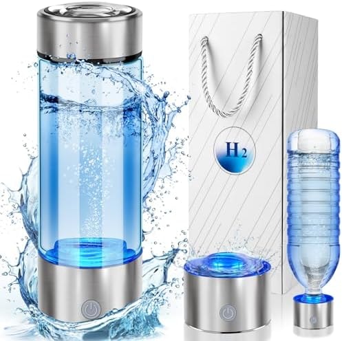 2026 New Hydrogen Water Bottle, Hydrogen Water Generator with Advanced SPE PEM Technology, Portable Rechargeable aquahealth Hydrogen Water for Office, Daily Drinking and Gifts