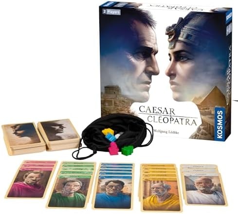 Caesar & Cleopatra Tactical Two-Player Game | Historical | Thames & Kosmos | Ages 10 & UP | 40 Minutes
