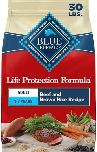 Blue Buffalo Life Protection Formula Beef Adult Dry Dog Food, 30 lb