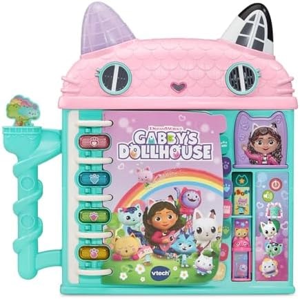 VTech Gabby’s Dollhouse Cat-a-Vator Discovery Book