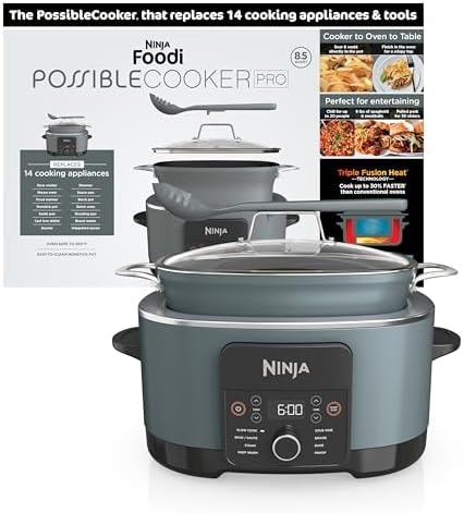Ninja® PossibleCooker™ PRO 8-in-1, 8.5-qt, Sea Salt Gray, MC1001