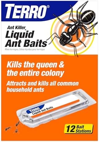 Terro, Ant Killer Bait Stations T300B - Liquid Bait to Eliminate Ants - Bait System - Stations for Effective Indoor Ant Control, 12 Count