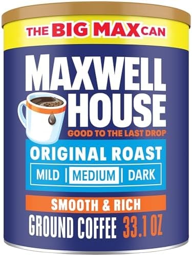 Maxwell House Original Roast Ground Coffee, 33.1 oz Canister