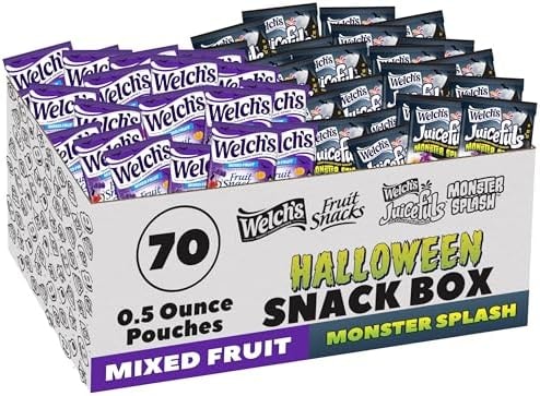 Welch’s Fruit Snacks - Halloween Variety Pack - 0.5 Oz - 70 Pack