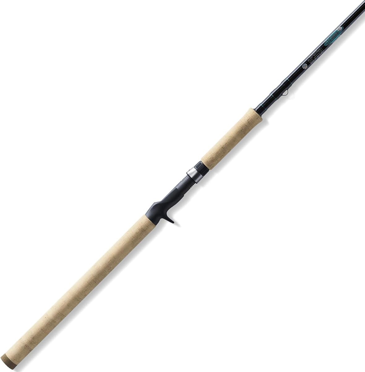 St. Croix Rods Premier Musky Casting Rod, 7'0" (PM70HF2) Classic Black Pearl