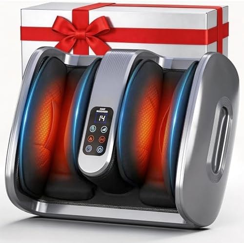 Foot Massager with Heat & Cold for Feet, Leg and Arm, Gift for Men & Women