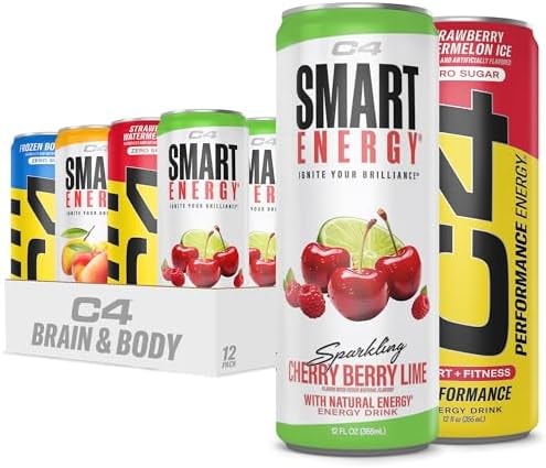 C4 Energy Brain & Body Variety Pack, 12 Pack