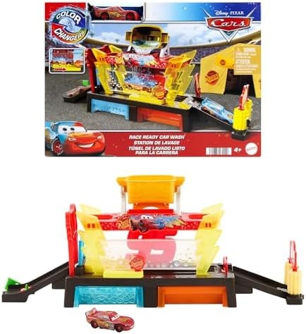 Mattel Disney and Pixar Cars Color Changers Car Wash Playset