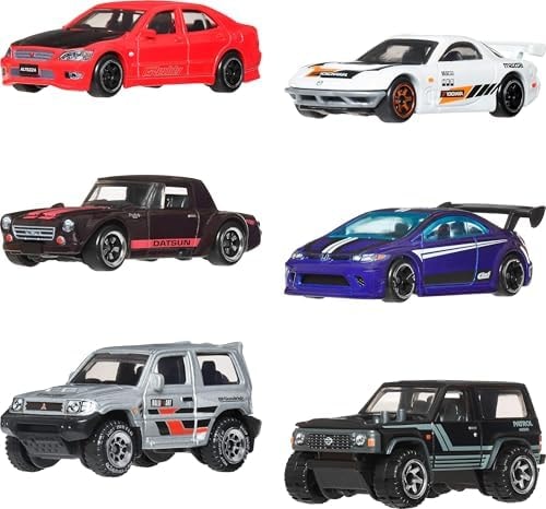 Hot Wheels Silver Series Streets of Japan 6-Pack