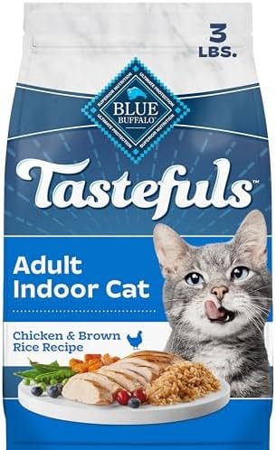 Blue Buffalo Tastefuls Chicken Adult Indoor Dry Cat Food, 3 lb
