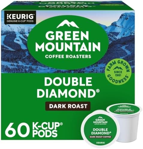 Green Mountain Double Diamond Coffee, K-Cup Pods, 60 Count