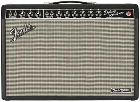 Fender Tone Master Deluxe Reverb Guitar Amplifier, Black, 2-Year Warranty