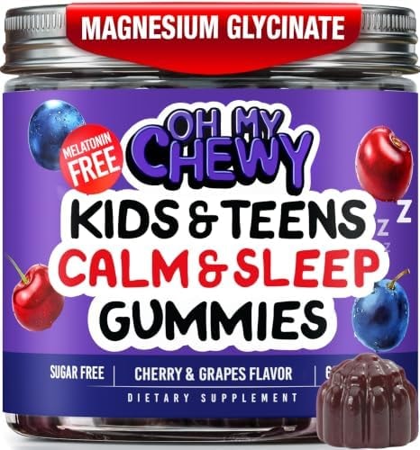 Sleep Gummies for Kids & Teens - Melatonin and Sugar Free Calm Support