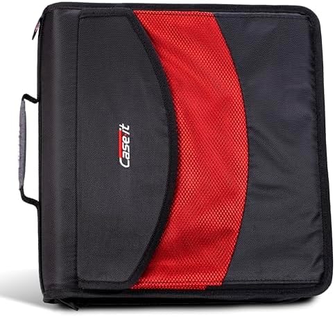 Case-it Dual Binder | Two 1.5" D-Rings | 600-Sheet | Dual-121-A Black