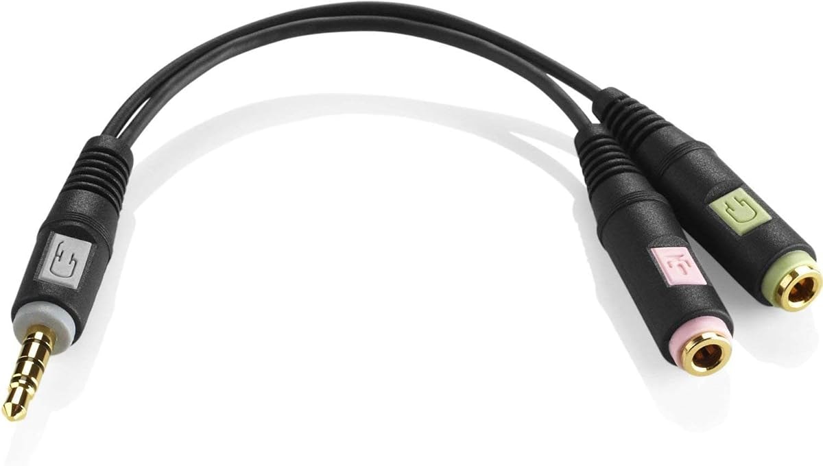 PCV 05 - Headsetadapter - Mini-Phone 3,5 mm, 4-polig (M)