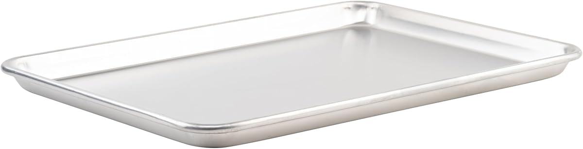 Winco Commercial-Grade Aluminum Sheet Pan, 20 Gauge, 1/2 Size