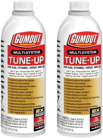 Gumout 510398 Multi-System Tune-Up, Fuel System Cleaner, 16 oz (Pack of 2)